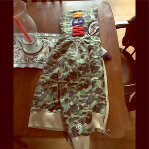Bape hoody camo